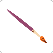 A paintbrushUn pinceau