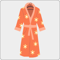 A dressing gownUn peignoir